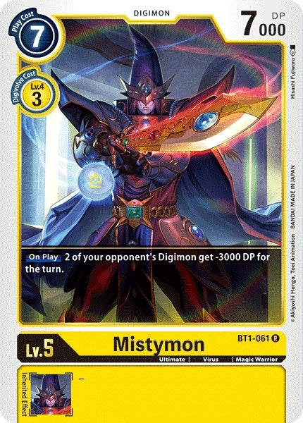 Mistymon (1061) [BT01-03] - Digimon Card Game Single