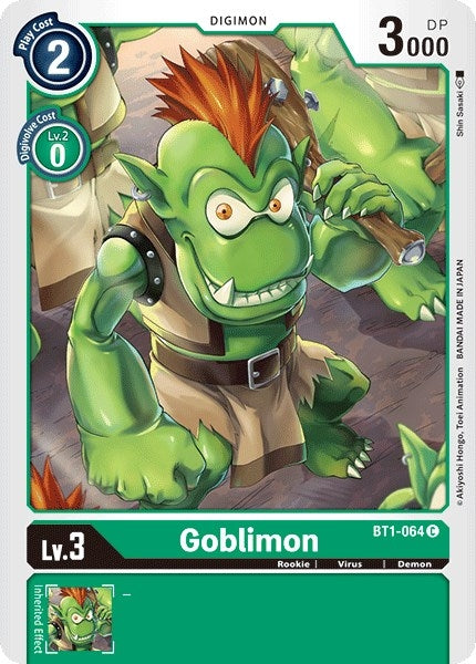 Goblimon (1064) [BT01-03] - Digimon Card Game Single