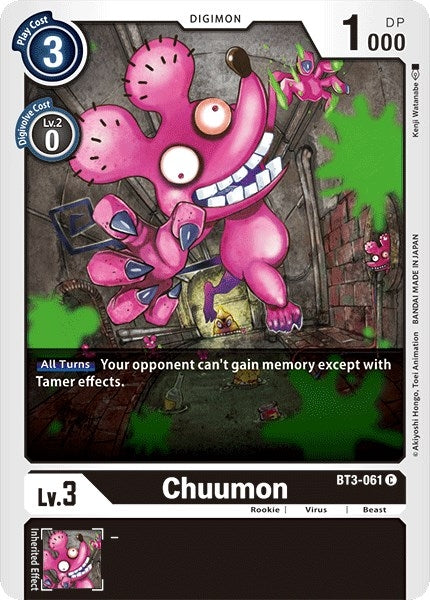 Chuumon (3061) [BT01-03] - Digimon Card Game Single