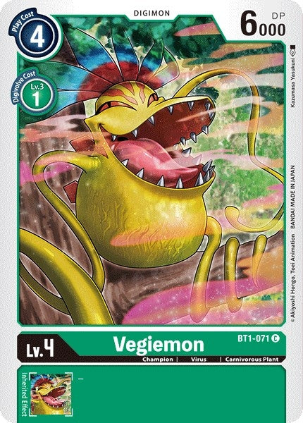 Vegiemon (1071) [BT01-03] - Digimon Card Game Single