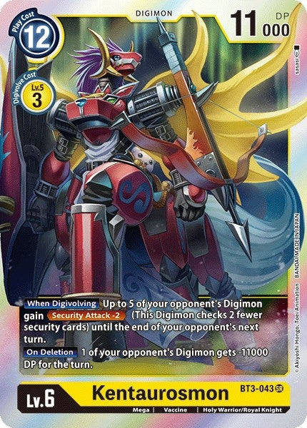 Kentaurosmon (3043) [BT01-03] - Digimon Card Game Single