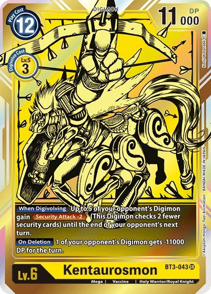 Kentaurosmon (Alternate Art) (3043) [BT01-03] - Digimon Card Game Single