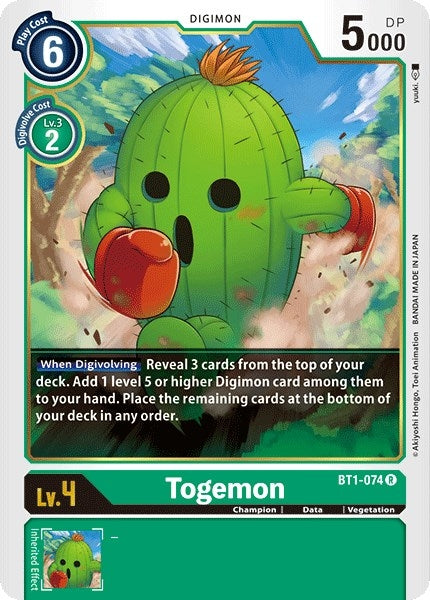Togemon (1074) [BT01-03] - Digimon Card Game Single