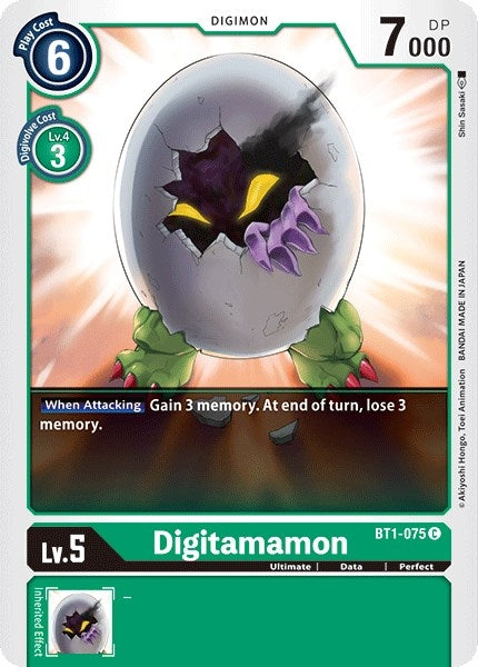 Digitamamon (1075) [BT01-03] - Digimon Card Game Single