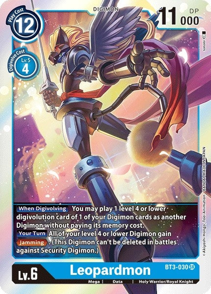 Leopardmon (3030) [BT01-03] - Digimon Card Game Single