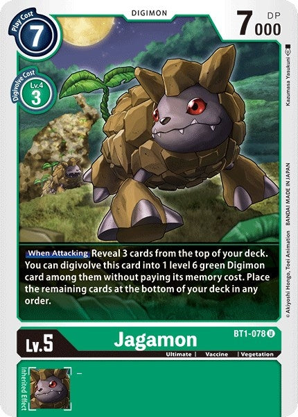 Jagamon (1078) [BT01-03] - Digimon Card Game Single