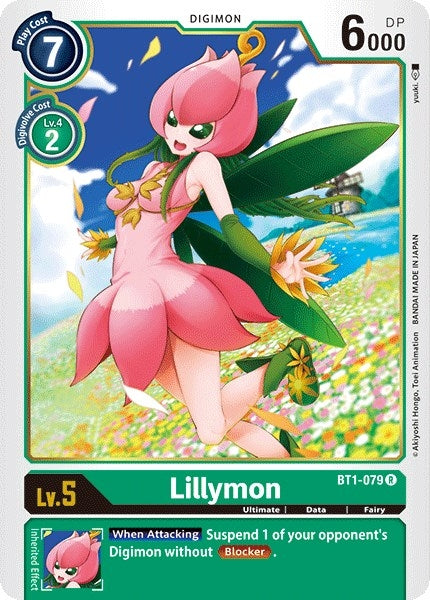 Lillymon (1079) [BT01-03] - Digimon Card Game Single