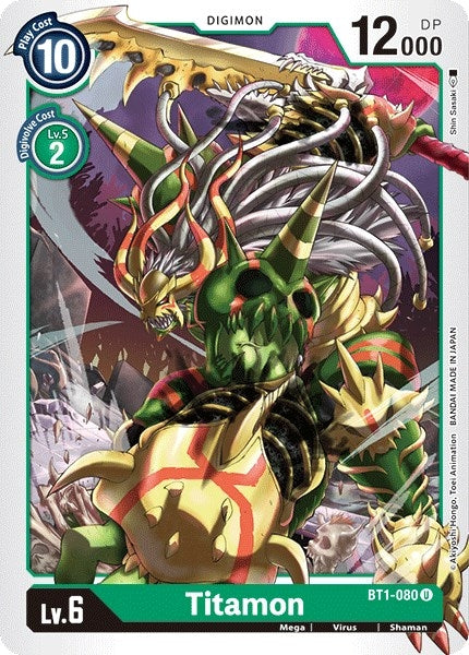 Titamon (1080) [BT01-03] - Digimon Card Game Single