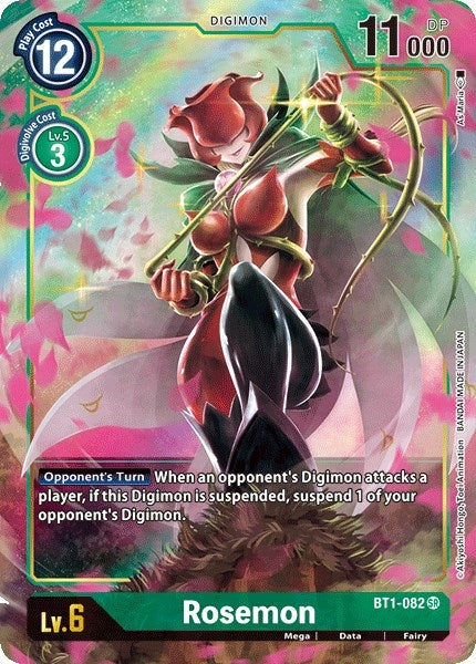 Rosemon (Alternate Art) (1082) [BT01-03] - Digimon Card Game Single