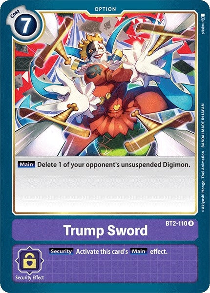Trump Sword (2110) [BT01-03] - Digimon Card Game Single
