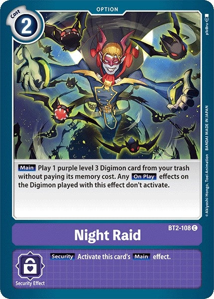Night Raid (2108) [BT01-03] - Digimon Card Game Single