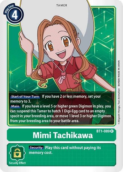 Mimi Tachikawa - BT1-089 (1089) [BT01-03] - Digimon Card Game Single