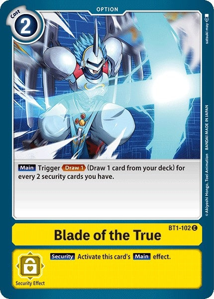 Blade of the True (1102) [BT01-03] - Digimon Card Game Single