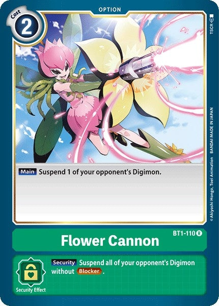 Flower Cannon (1110) [BT01-03] - Digimon Card Game Single