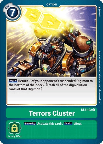 Terrors Cluster (2102) [BT01-03] - Digimon Card Game Single
