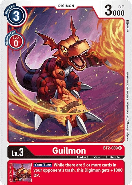 Guilmon (2009) [BT01-03] - Digimon Card Game Single