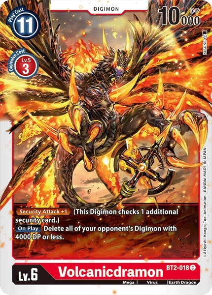 Volcanicdramon (2018) [BT01-03] - Digimon Card Game Single