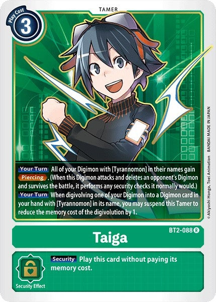 Taiga (2088) [BT01-03] - Digimon Card Game Single