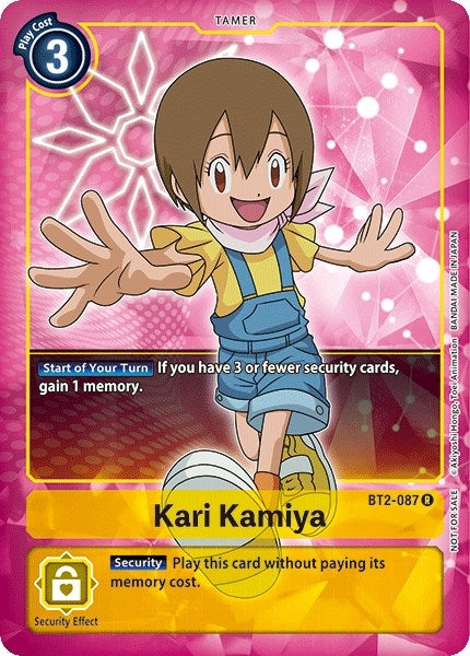 Kari Kamiya (Box Topper) (2087) [BT01-03] - Digimon Card Game Single