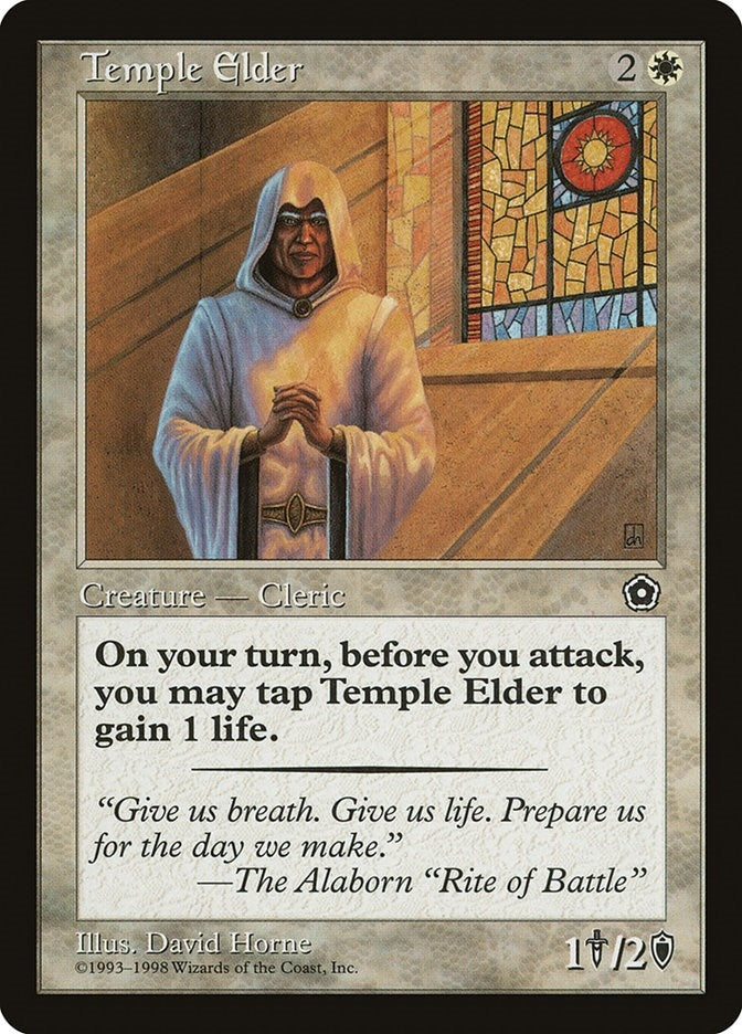 Temple Elder [P02] - MTG Single