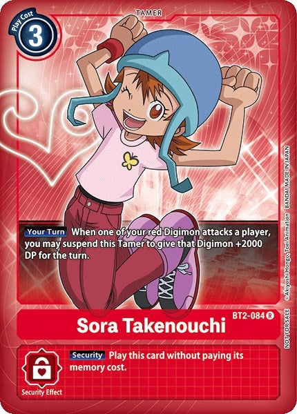 Sora Takenouchi (Box Topper) (2084) [BT01-03] - Digimon Card Game Single