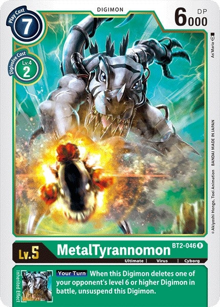 MetalTyrannomon - BT2-046 (2046) [BT01-03] - Digimon Card Game Single