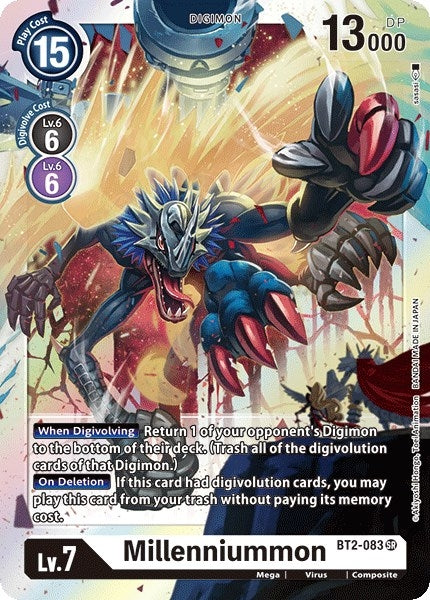 Millenniummon (2083) [BT01-03] - Digimon Card Game Single