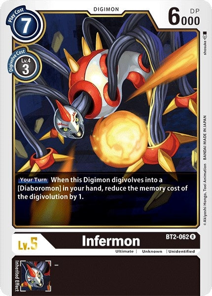 Infermon (2062) [BT01-03] - Digimon Card Game Single