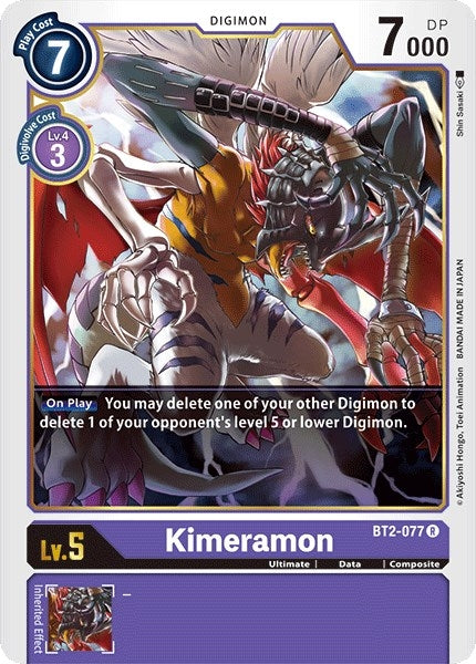 Kimeramon (2077) [BT01-03] - Digimon Card Game Single