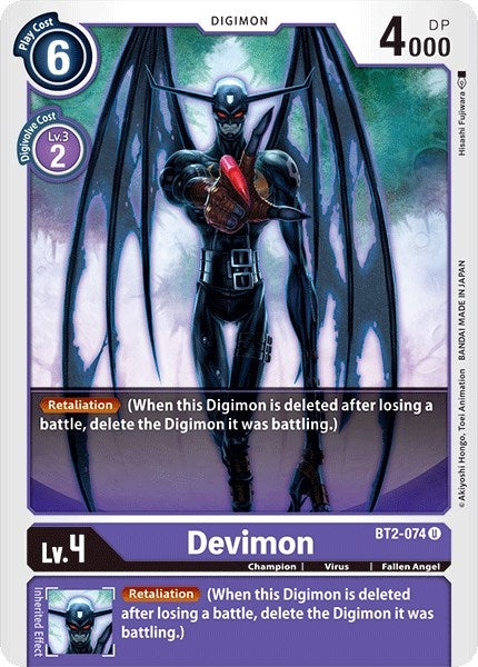 Devimon (2074) [BT01-03] - Digimon Card Game Single