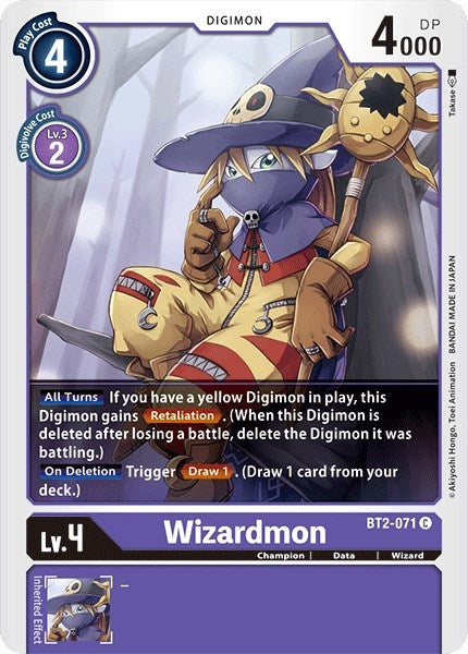 Wizardmon (2071) [BT01-03] - Digimon Card Game Single