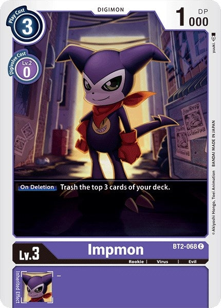 Impmon (2068) [BT01-03] - Digimon Card Game Single