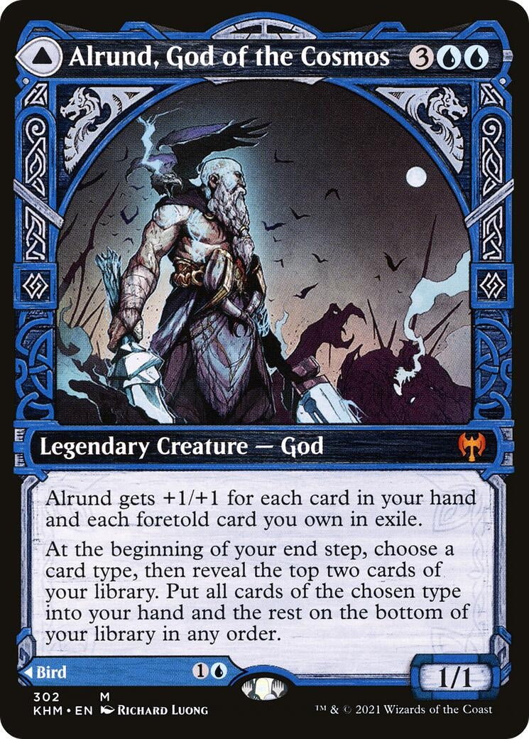 Alrund God of the Cosmos (Showcase) (302) [KHM] - MTG Single