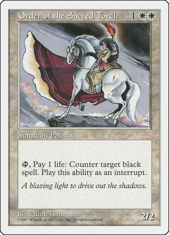 Order of the Sacred Torch [5ED] - MTG Single