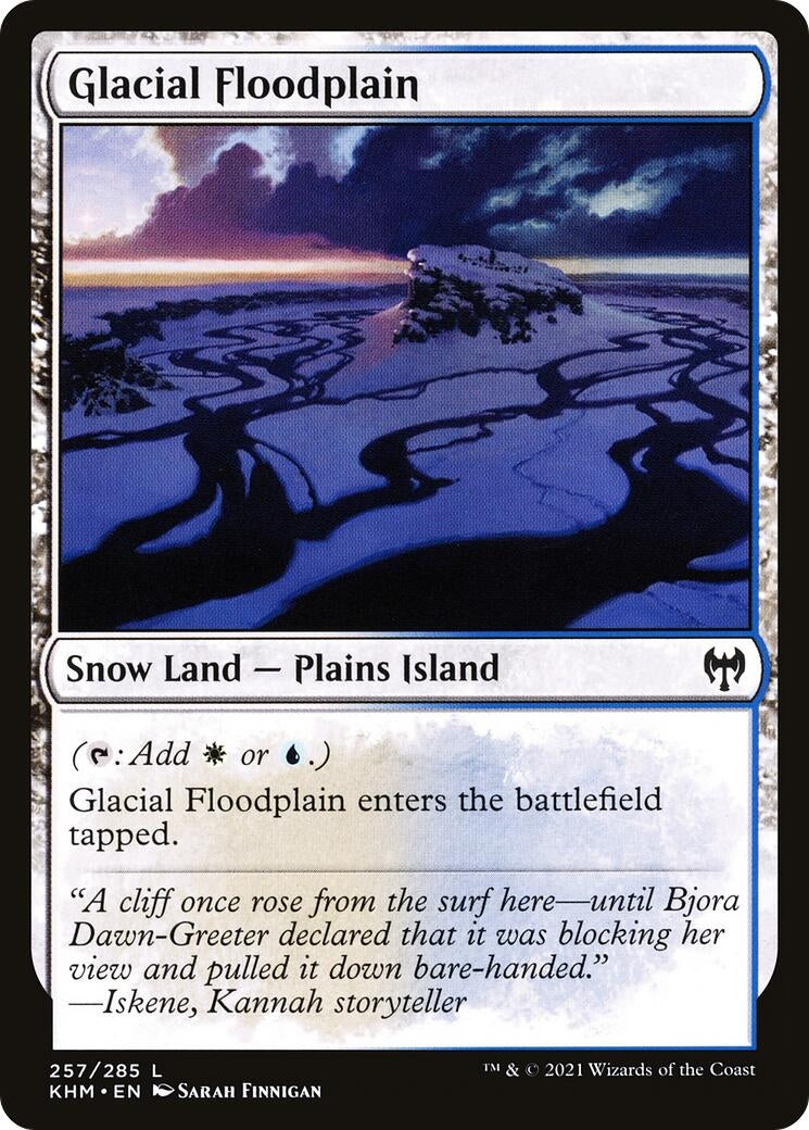 Glacial Floodplain (257) [KHM] - MTG Single