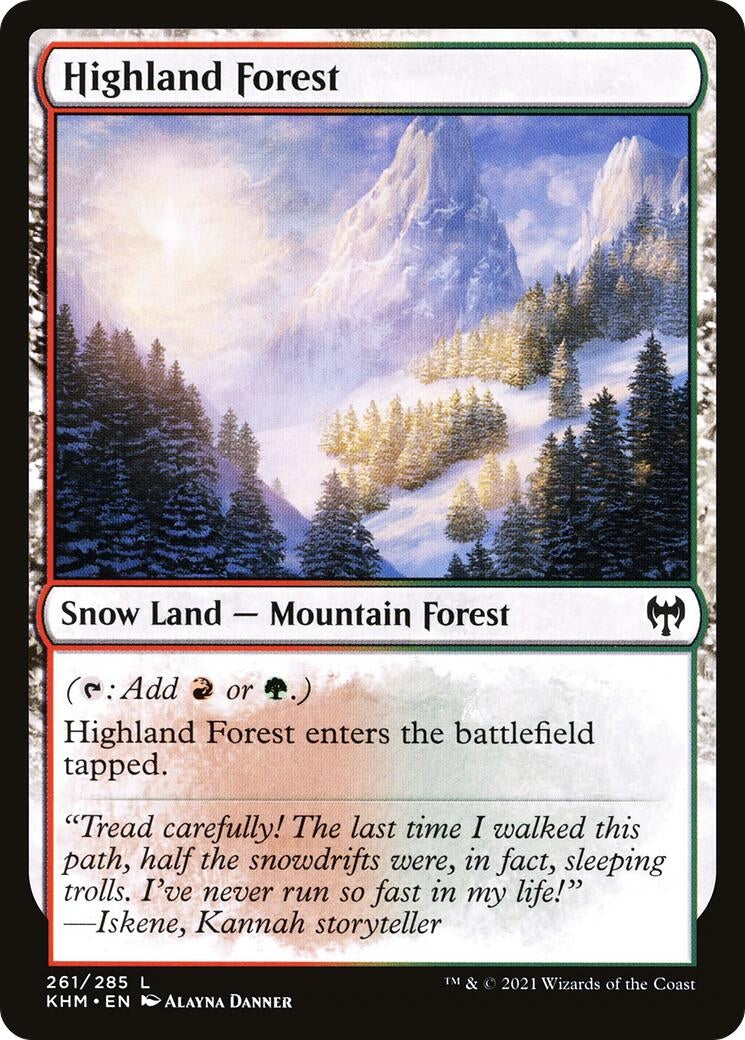 Highland Forest (261) [KHM] - MTG Single