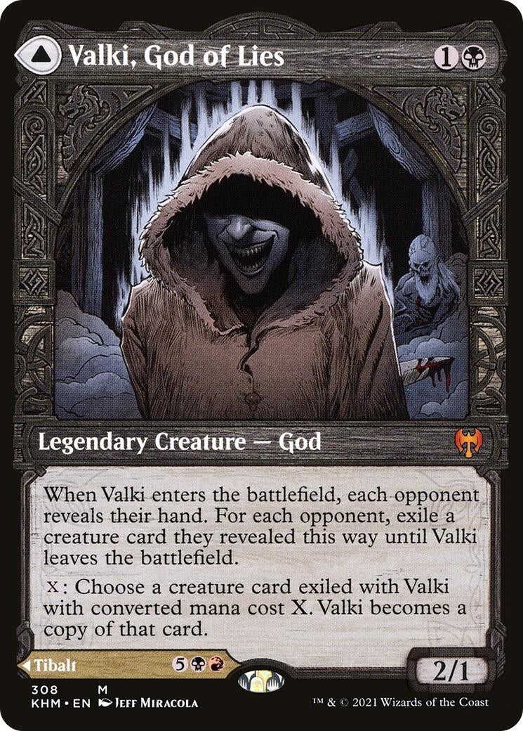 Valki God of Lies (Showcase) (308) [KHM] - MTG Single