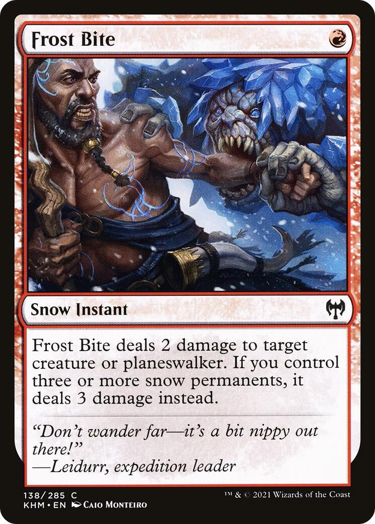Frost Bite (138) [KHM] - MTG Single