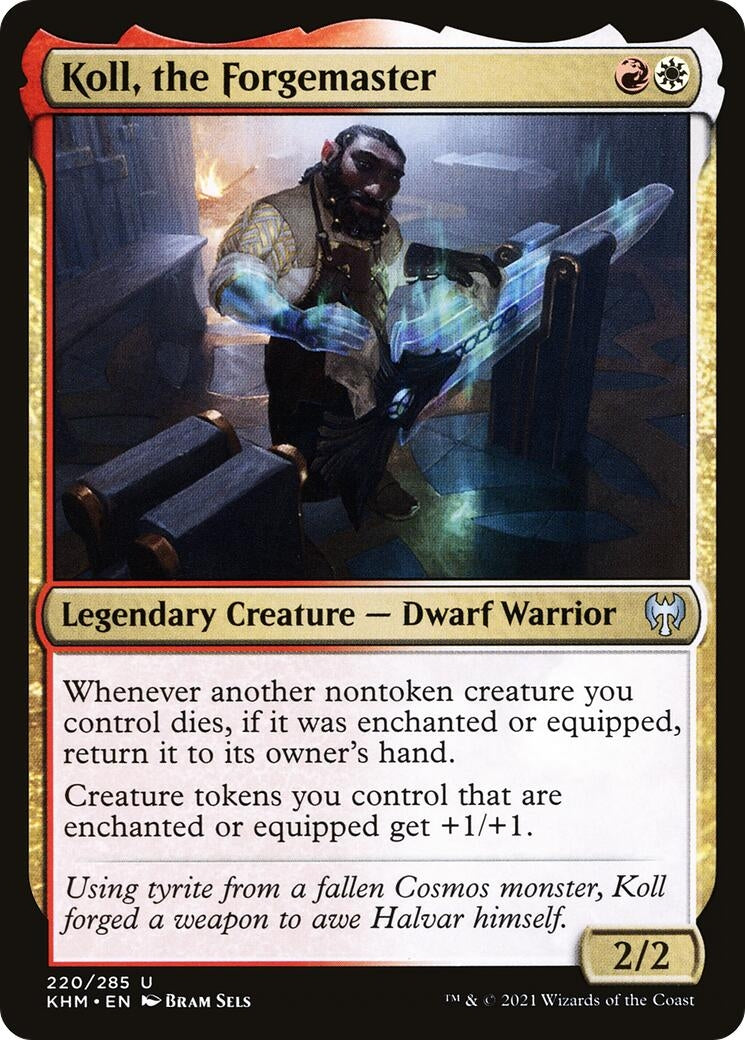 Koll the Forgemaster (220) [KHM] - MTG Single