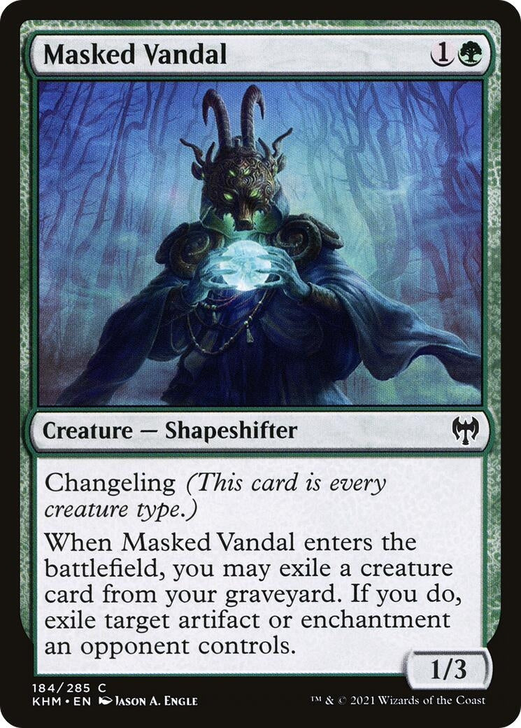 Masked Vandal (184) [KHM] - MTG Single