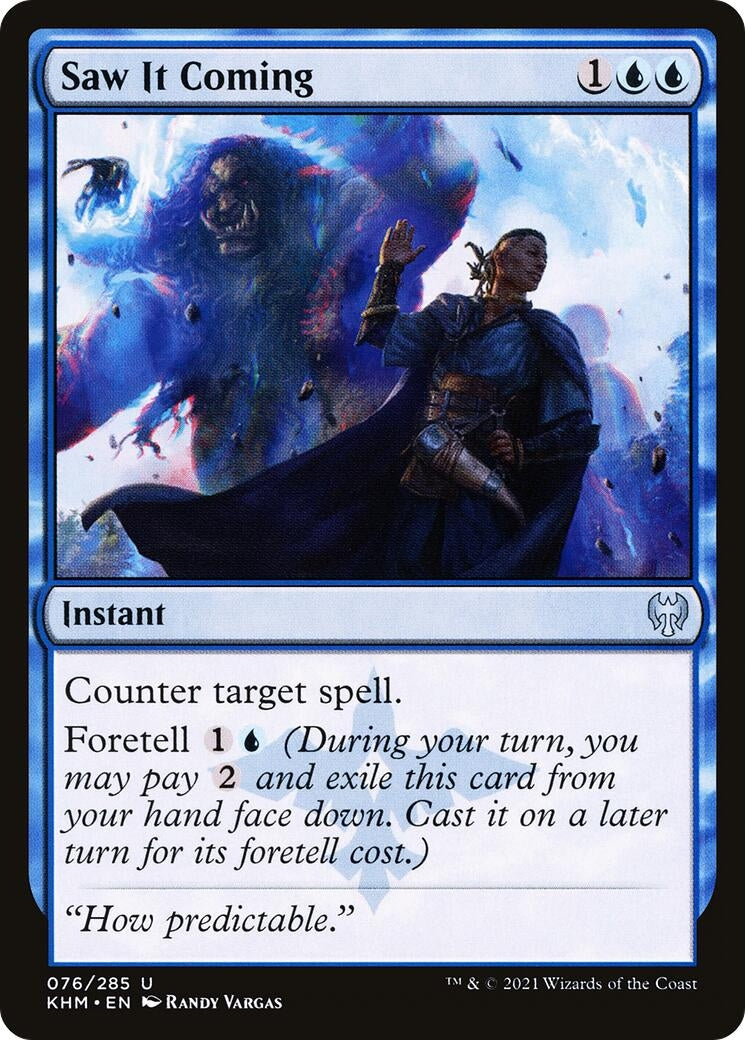 Saw It Coming (76) [KHM] - MTG Single