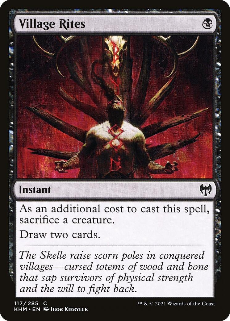 Village Rites (117) [KHM] - MTG Single