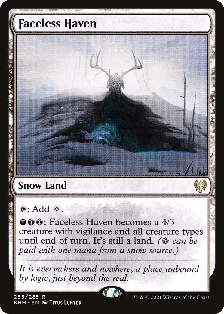 Faceless Haven (255) [KHM] - MTG Single