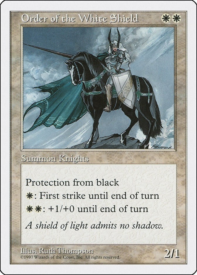 Order of the White Shield [5ED] - MTG Single