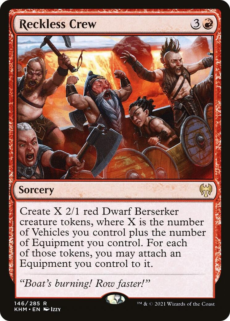 Reckless Crew (146) [KHM] - MTG Single