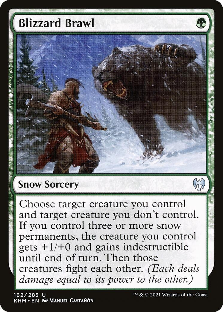 Blizzard Brawl (162) [KHM] - MTG Single