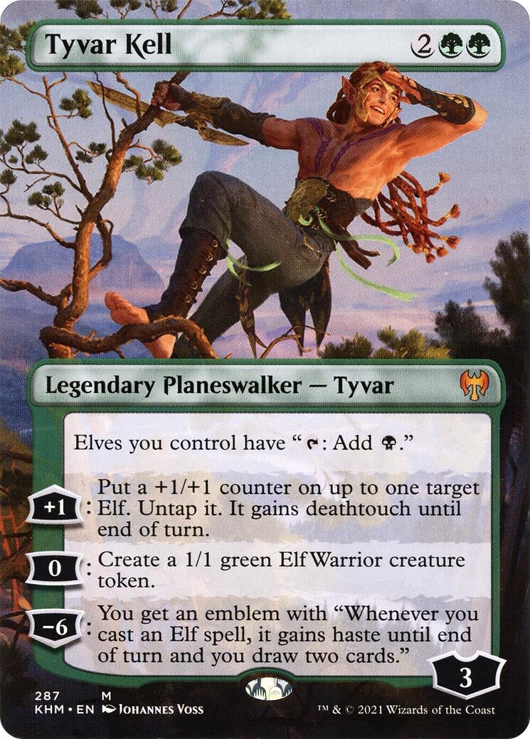 Tyvar Kell (Borderless) (287) [KHM] - MTG Single