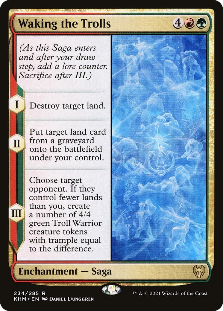 Waking the Trolls (234) [KHM] - MTG Single