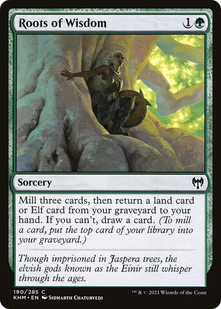 Roots of Wisdom (190) [KHM] - MTG Single