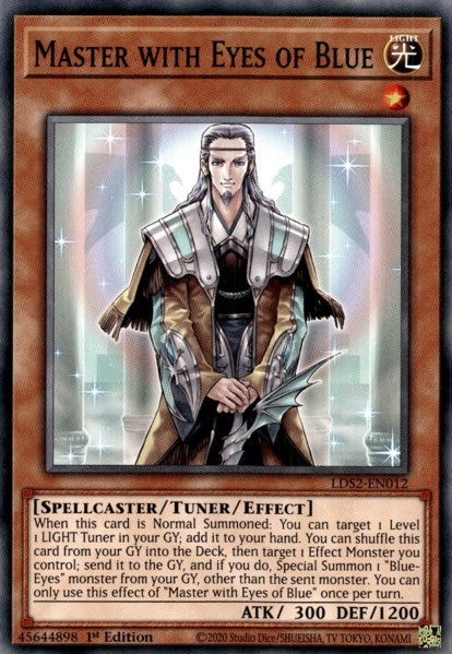 Master with Eyes of Blue (2012) (LDS2) - YuGiOh Single